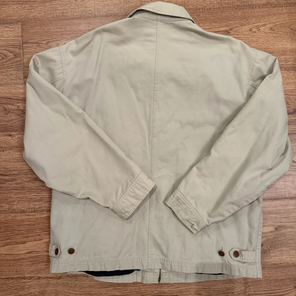 Vintage Gap 90s Harrington Jacket Khaki Size XL Cotton